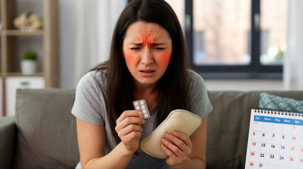 Боль во время месячных: причины, красные флаги и безопасные способы облегчения - иллюстрация