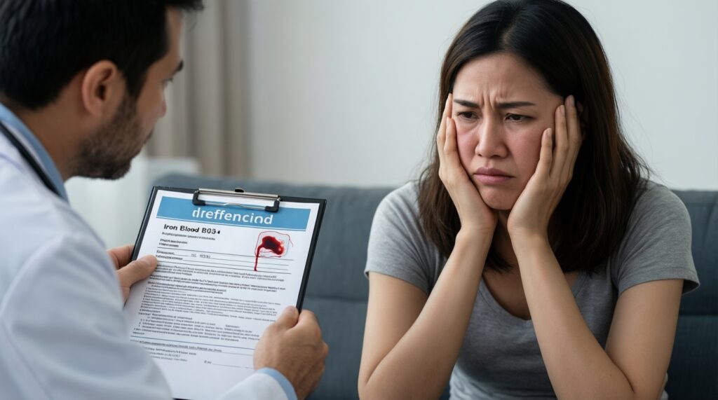 Железодефицит и анемия у женщин: симптомы, анализы и корректировка питания - иллюстрация
