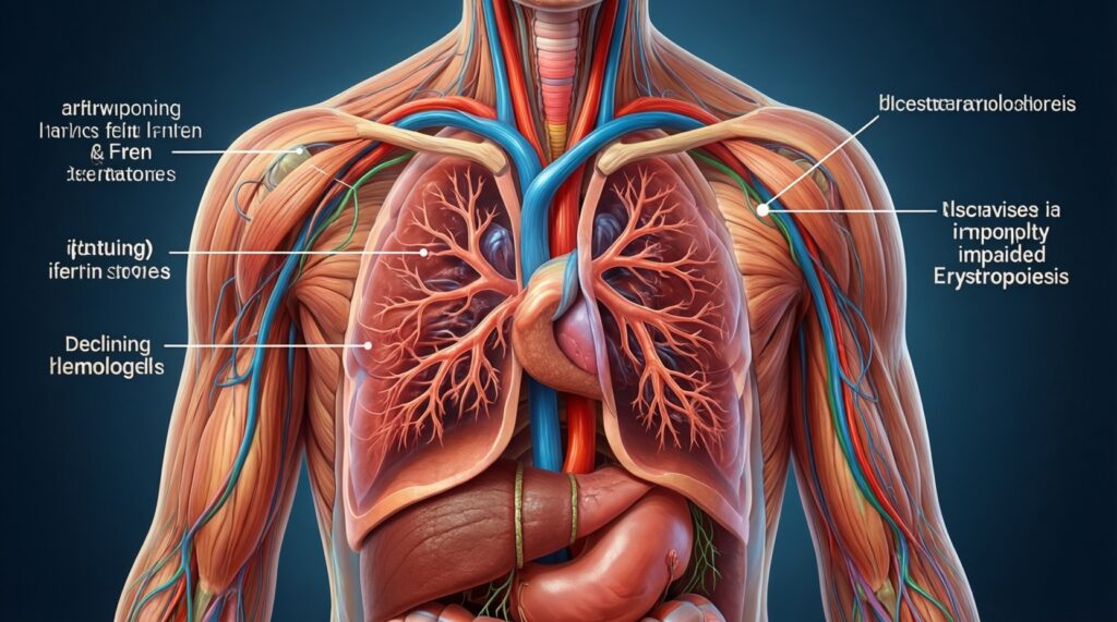 Железодефицит и анемия у женщин: симптомы, анализы и корректировка питания - иллюстрация