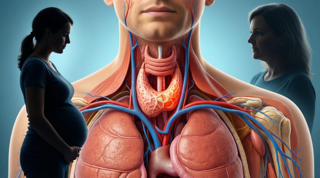 Здоровье щитовидной железы у женщин: симптомы, диагностика, профилактика - иллюстрация